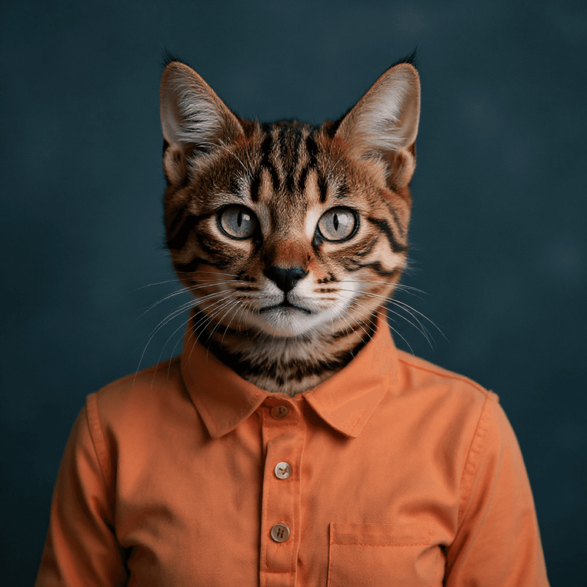 Bengal Cat Mugshot - Dog portraits
