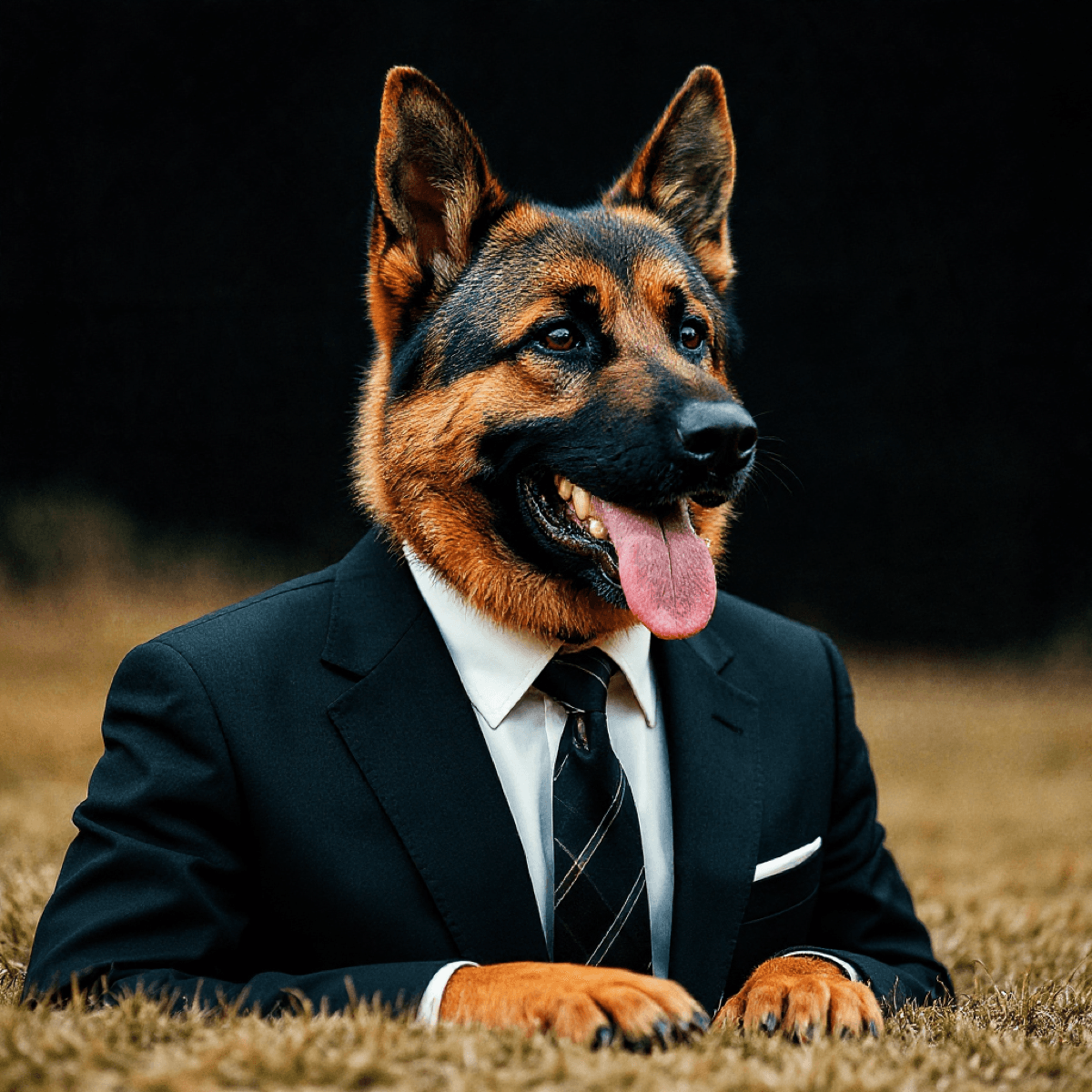 German Shepherd Suite Portrait - Dog portraits