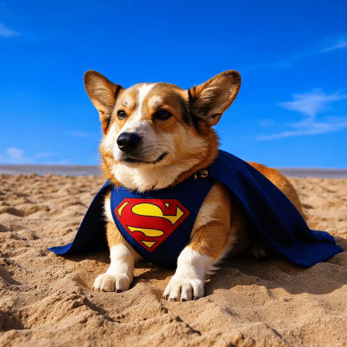 Turkish Pembroke Welsh Corgi Superhero - Dog portraits