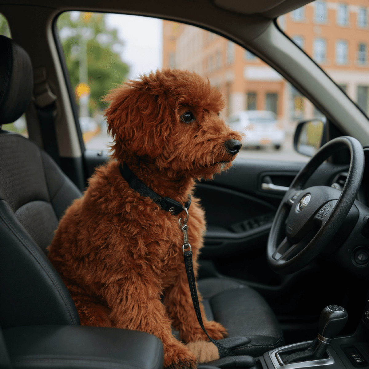 Poodle Cab Driver - Dog portraits