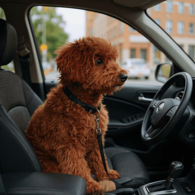 Poodle Cab Driver - Dog portraits