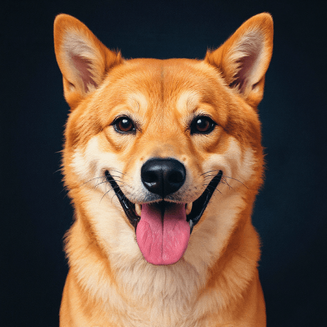 Spanish Shiba Inu Close Up Portrait - generate pet portrait online