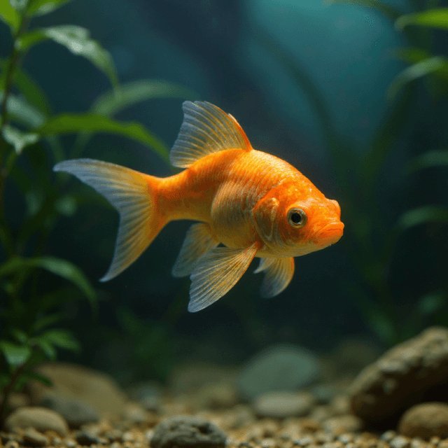 Parrot Goldfish Portrait Aquarium 2 - custom pet portraits cheap