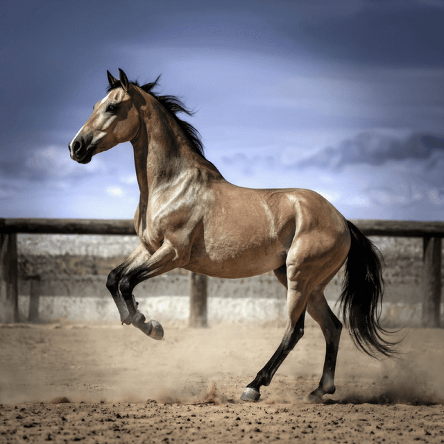 Hamster Hanoverian Warmblood Horse Portrait - quick pet portraits SaaS