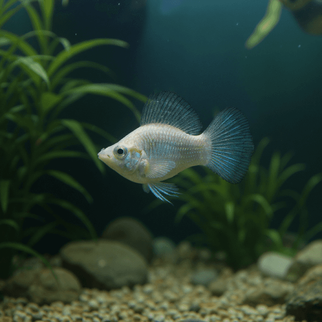 Rabbit Molly Fish Portrait Aquarium 2 - Dog portraits