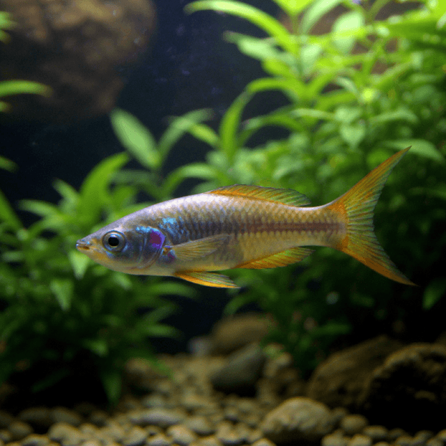 Guinea Pig Swordtail Fish Portrait Aquarium 2 - quick pet portraits SaaS